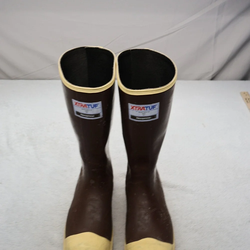 XTRATUF Men 11 Rain Boot Brown Legacy Series 15